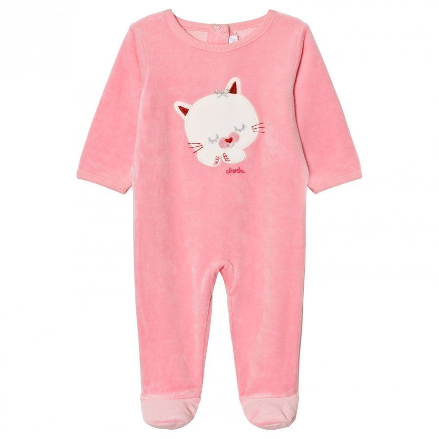 Absorba Bright Pink Cat Footed Baby Body