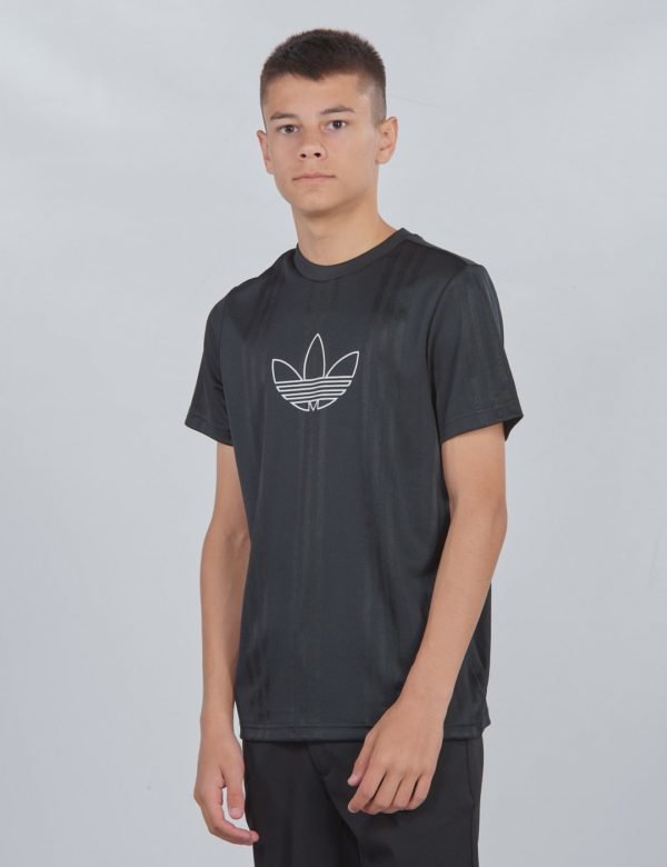 Adidas Originals Outline Jersey T-Paita Musta