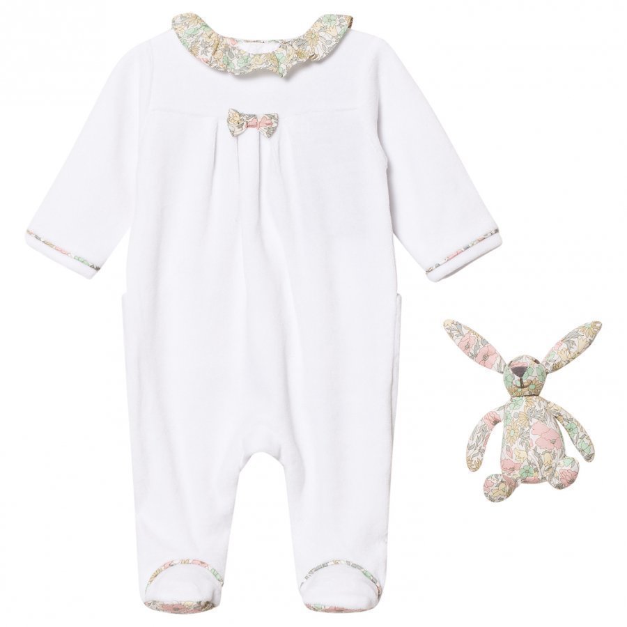 Cyrillus White Footed Baby Body With Liberty Collar And Bunny Body