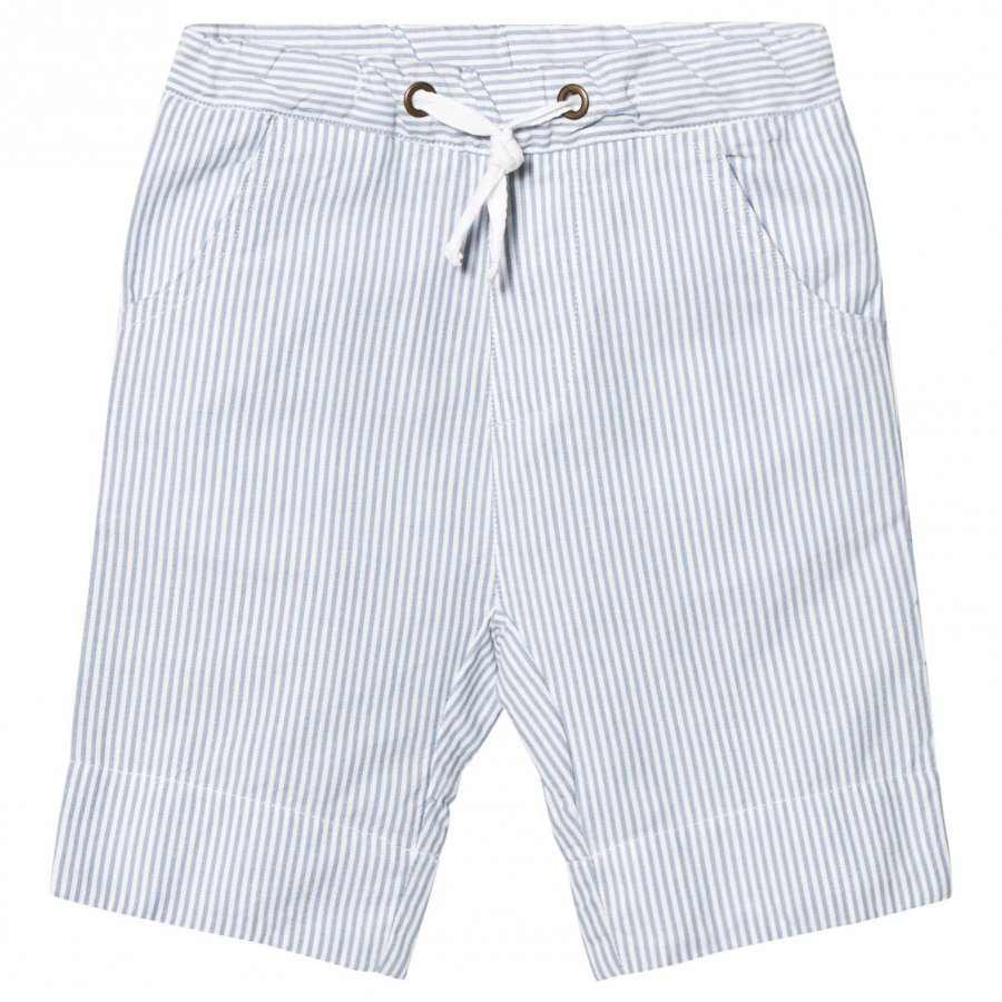 Ebbe Kids Joel Low Crotch Shorts Off White/Blue Stripes Juhlashortsit