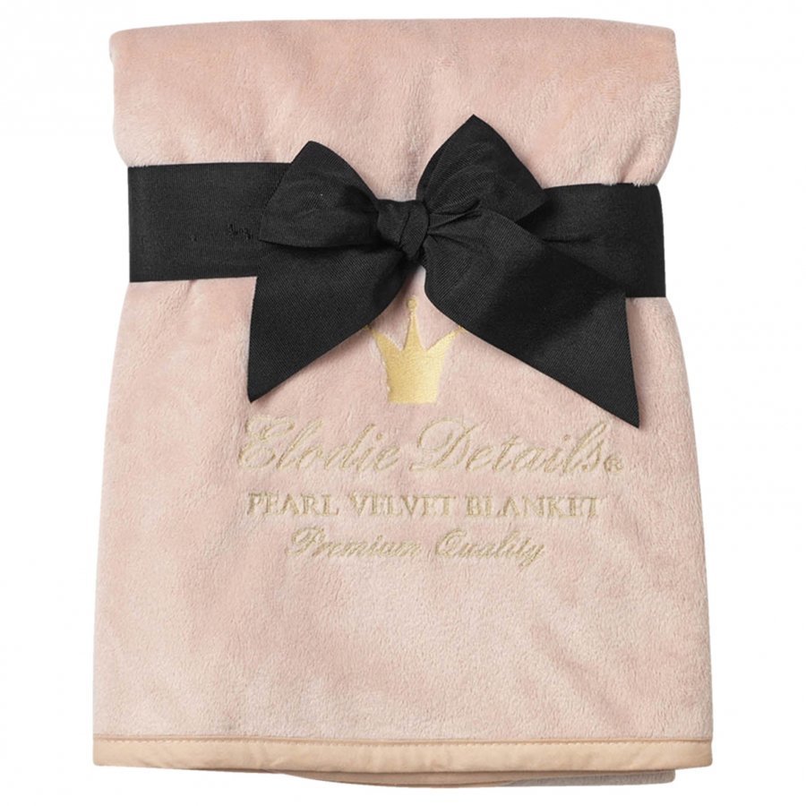 Elodie Details Pearl Velvet Blanket Powder Pink Huopa