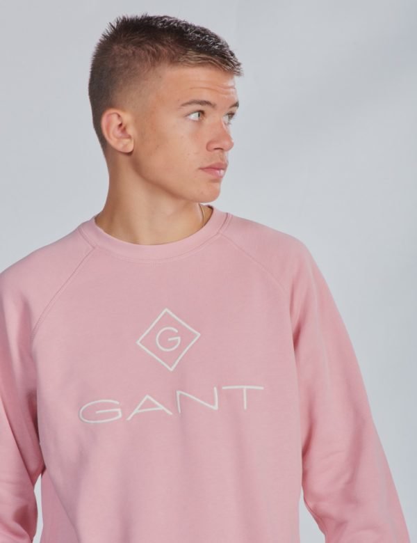 Gant Lock Up Crewneck Neule Vaaleanpunainen