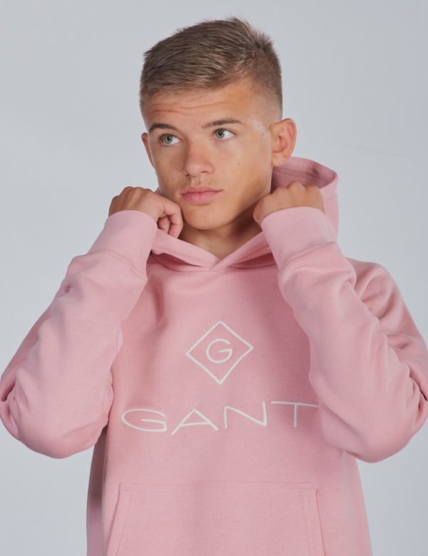 Gant Lock Up Sweat Hoodie Huppari Vaaleanpunainen