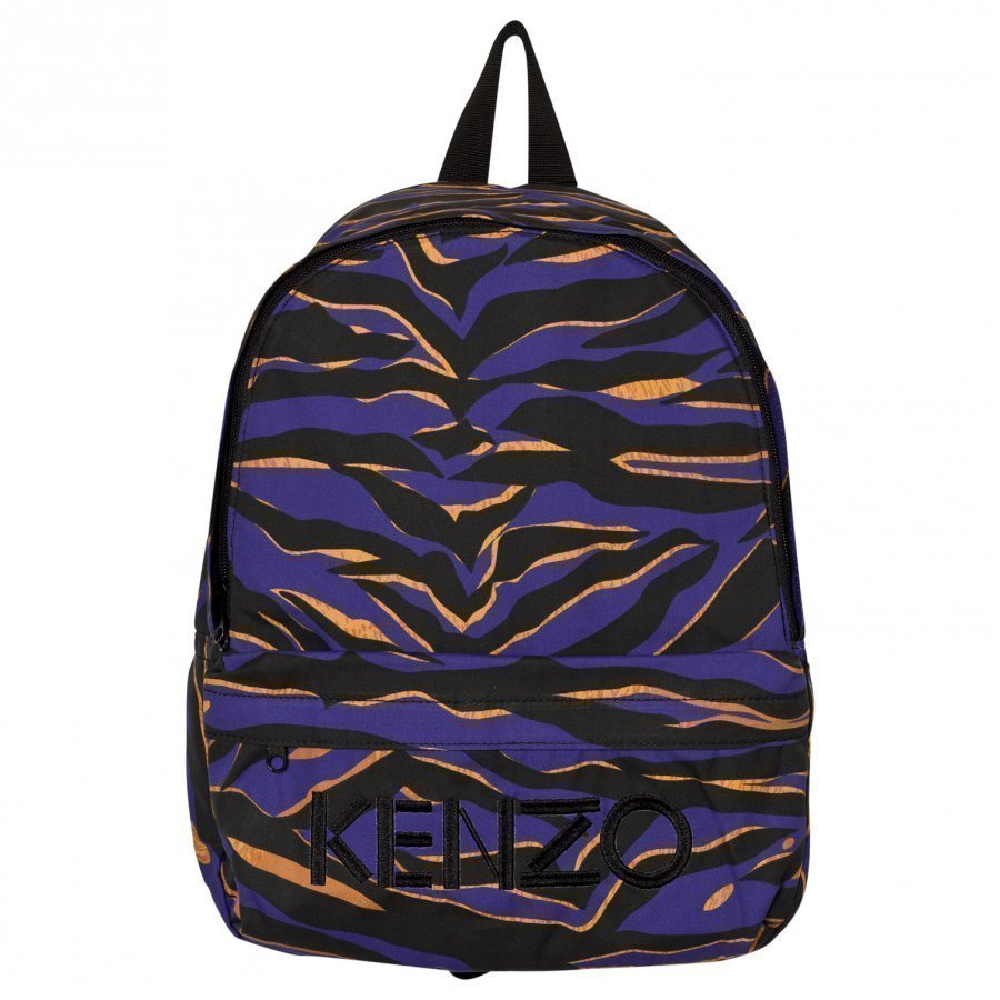 Kenzo Blue Tiger Stripe Backpack Reppu