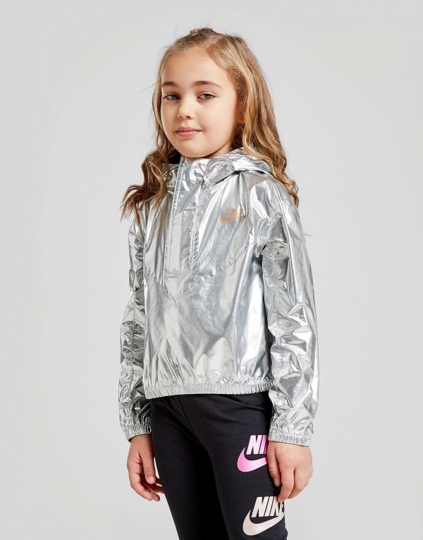 Nike Girls' Shine Metallic Jacket Hopea