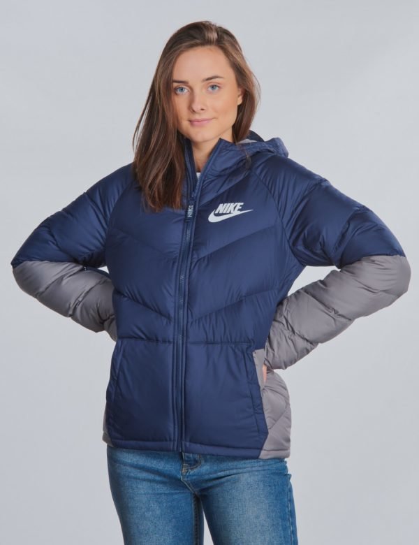 Nike Parka Down Ow Takki Sininen