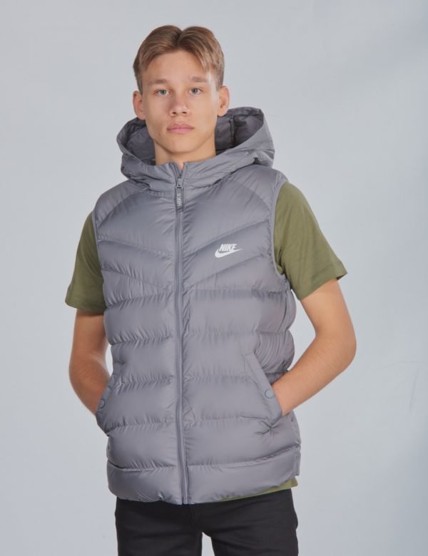 Nike Vest Filled Takki Harmaa