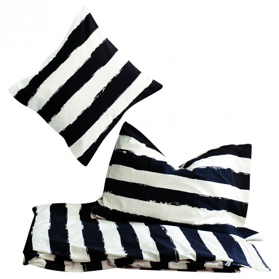 Noe & Zoe Berlin Junior Bedding Black Stripes Xl Pussilakanasetti