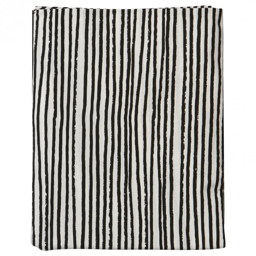 Noe & Zoe Berlin Junior Bedsheet Black Stripes Pussilakanasetti