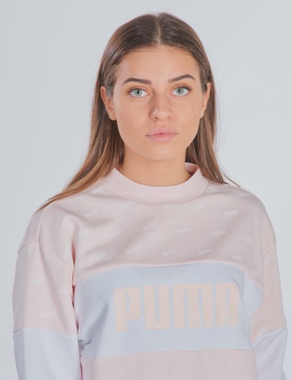 Puma Classics Graphics Crew Neule Vaaleanpunainen