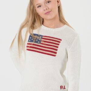 Ralph Lauren American Sweater Neule Valkoinen