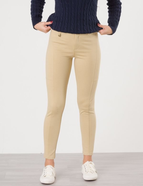 Ralph Lauren Knit Pant Housut Beigestä