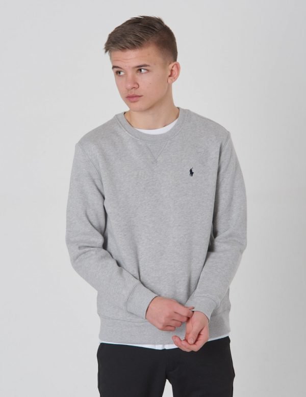 Ralph Lauren Ls Cn Tops Knit Neule Harmaa