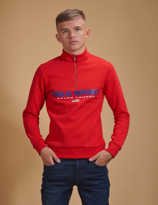 Ralph Lauren Ls Hz Tops Knit Neule Punainen