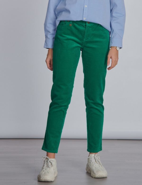 Ralph Lauren Skinny Cord Bottoms Pant Housut Vihreä