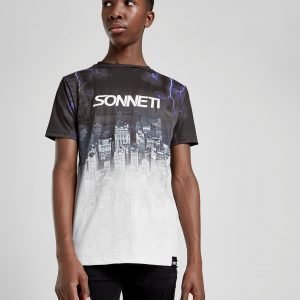 Sonneti City Fade T-Shirt Musta