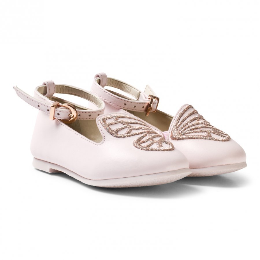 Sophia Webster Mini Pink Bibi Butterfly Shoes Ballerinat