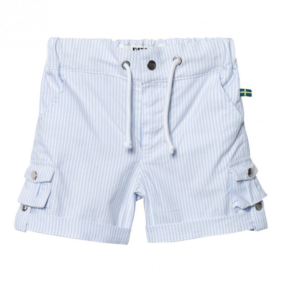 The Brand Khaki Shorts Thin Blue Stripe Classic Shortsit