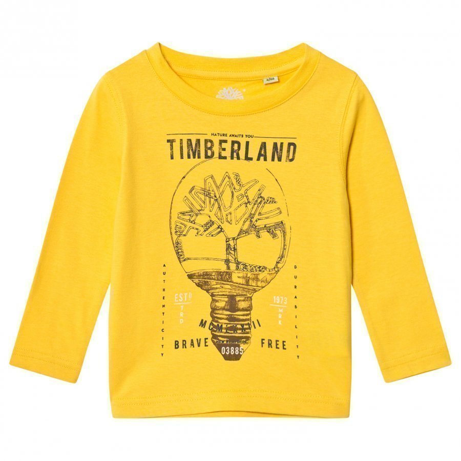 Timberland Yellow Branded Tee T-Paita